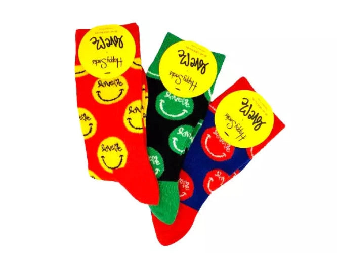 HAPPY SOCKS GESCHENKBOX CURTIS KULIG GIFT SET LOVE M - UNISEX - Gr. 36 - 46