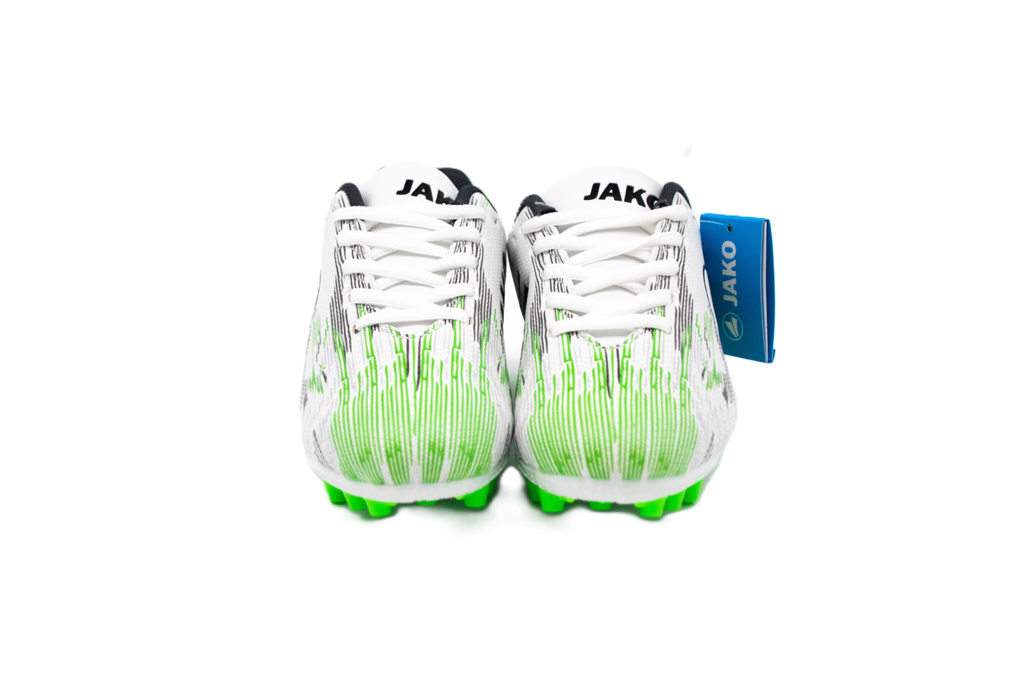 JAKO Kinderfußballschuhe J-SFG Stepover in white/green | Natur- & Kunstrasen