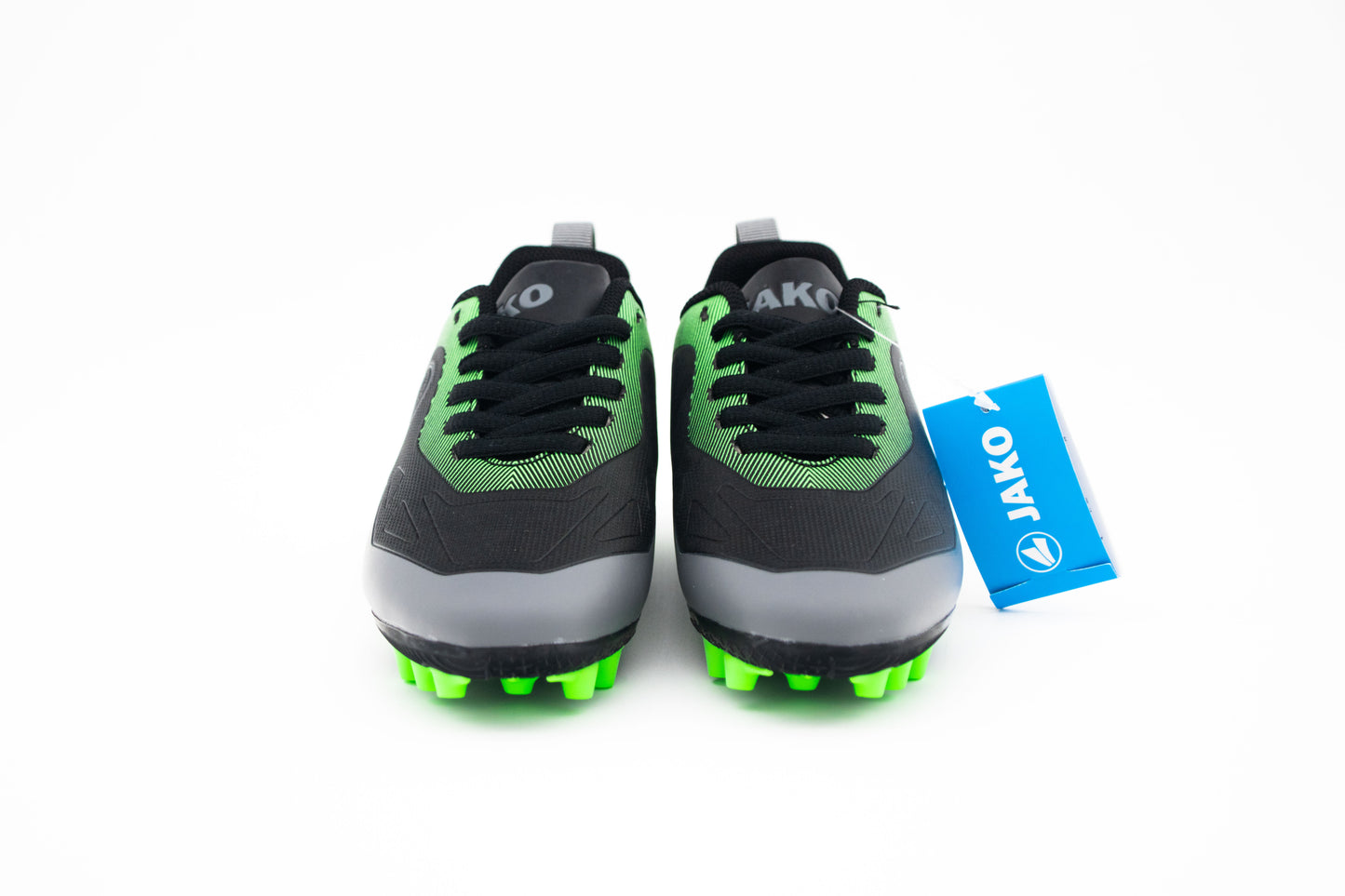 Jako Kinderfußballschuhe J-SFG TWIST Jet black / neon green - Kunstrasen & Naturrasen - Neuware