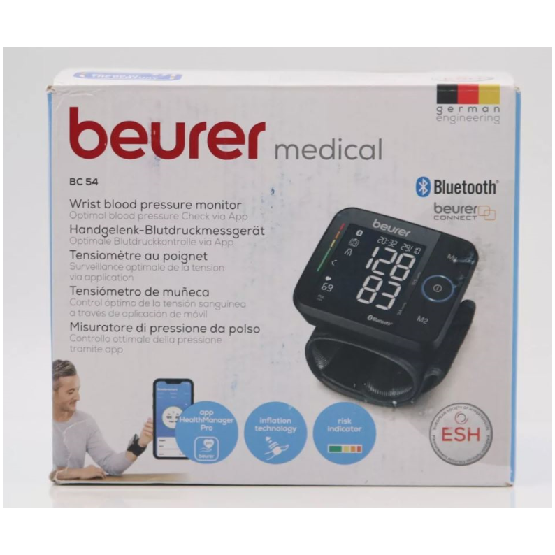 Beurer BC 54 Handgelenk-Blutdruckmessgerät I Blutdruckkontrolle via App I B-WARE