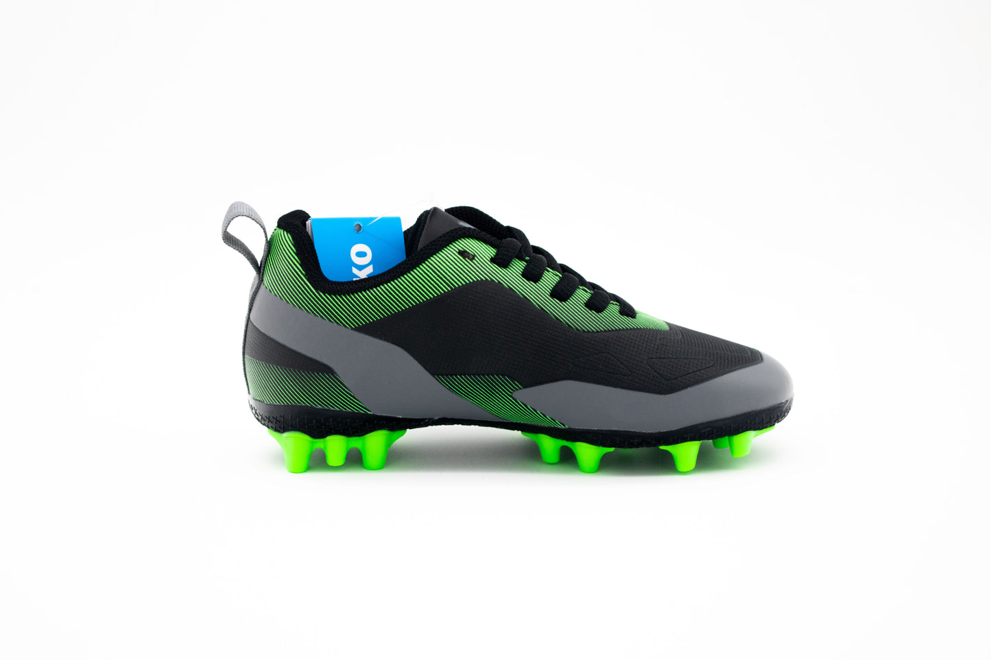 Jako Kinderfußballschuhe J-SFG TWIST Jet black / neon green - Kunstrasen & Naturrasen - Neuware