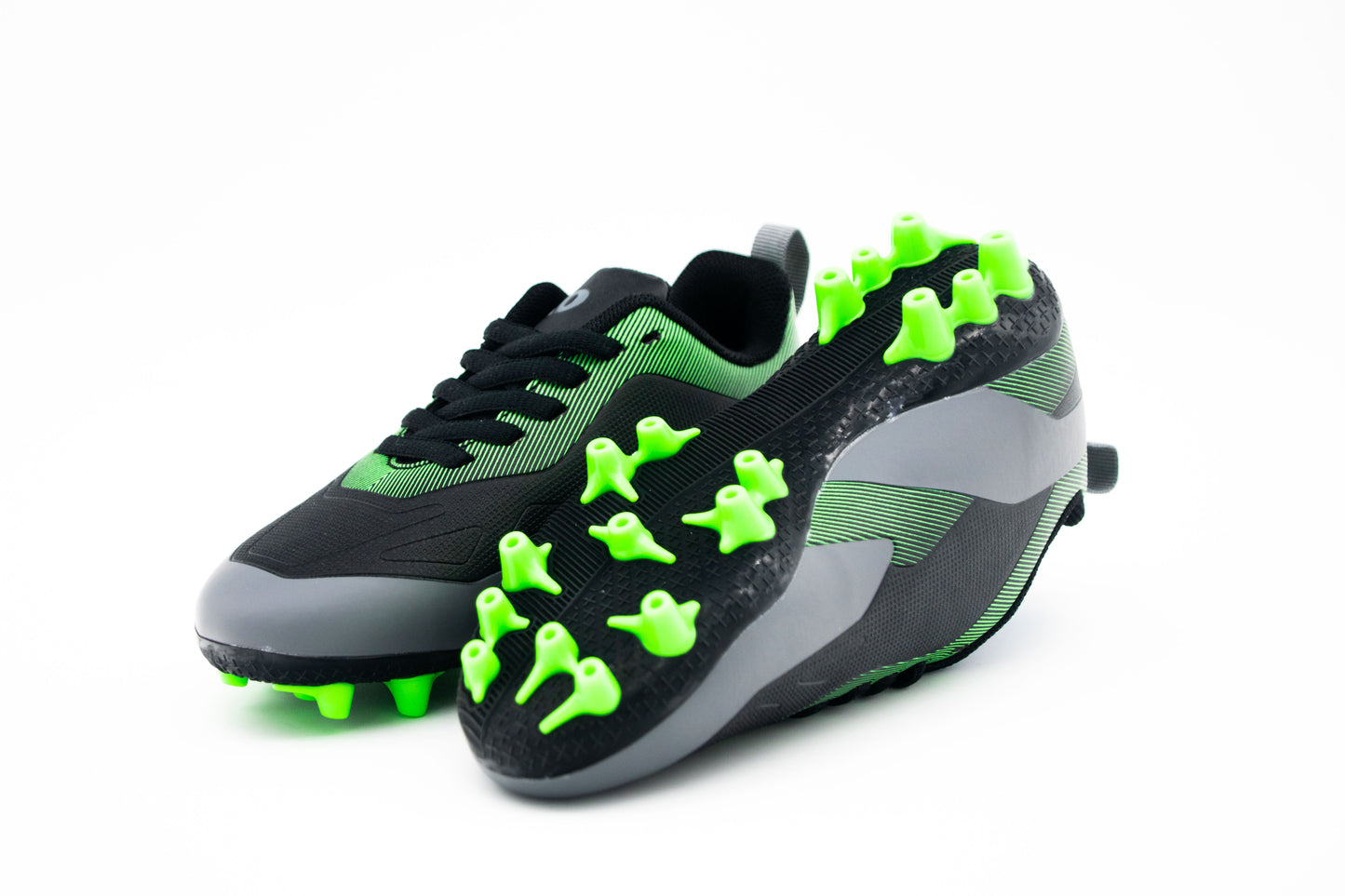 Jako Kinderfußballschuhe J-SFG TWIST Jet black / neon green - Kunstrasen & Naturrasen - Neuware
