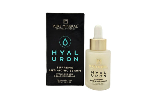 Pure Mineral Hyaluron Supreme Anti-Aging-Serum mit Mineralien aus dem Toten Meer - 1 x 30 ml