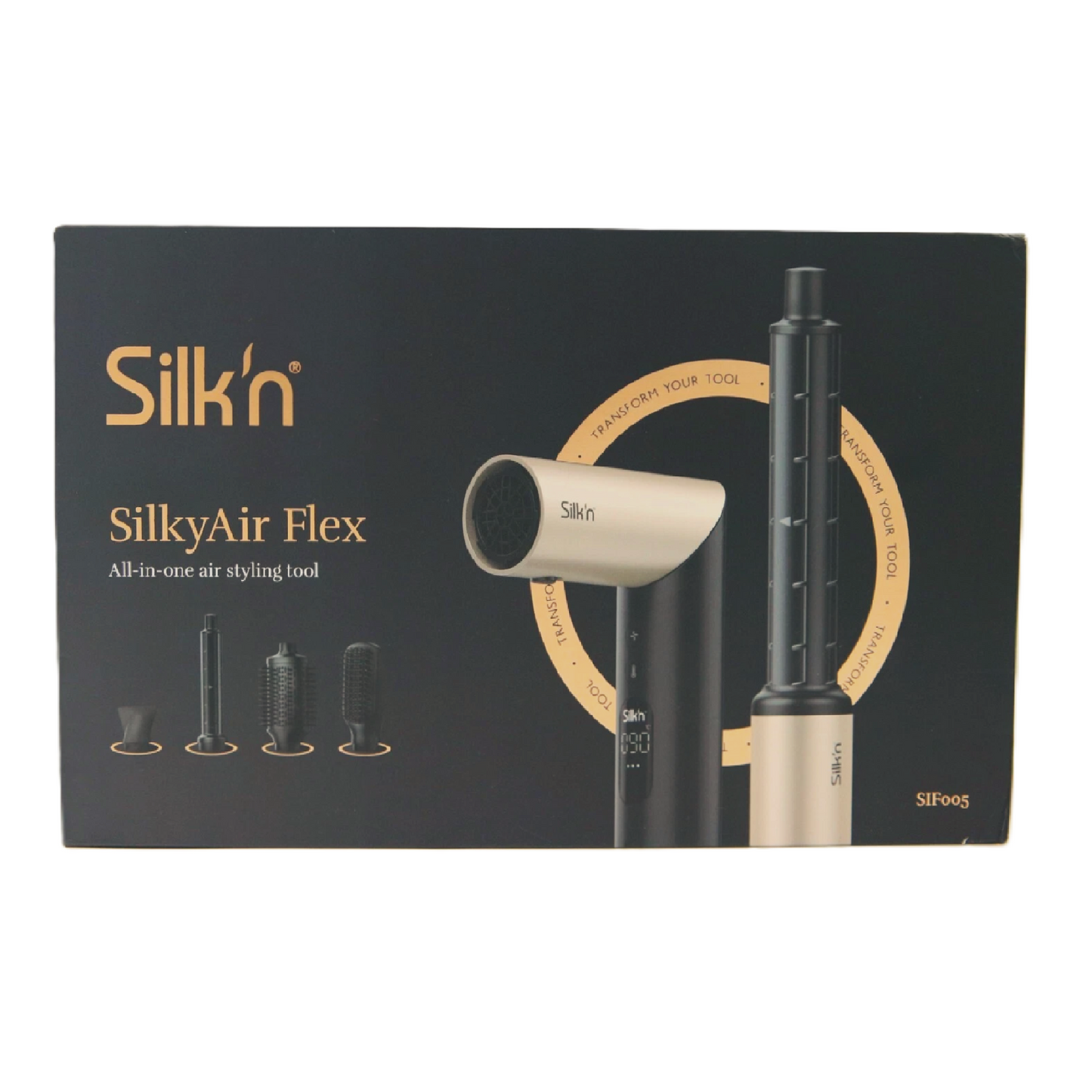 Silk'n All-in-One Air Styler & Haartrockner SilkyAir Flex 5-in-1 - 5 Aufsätze - B-Ware